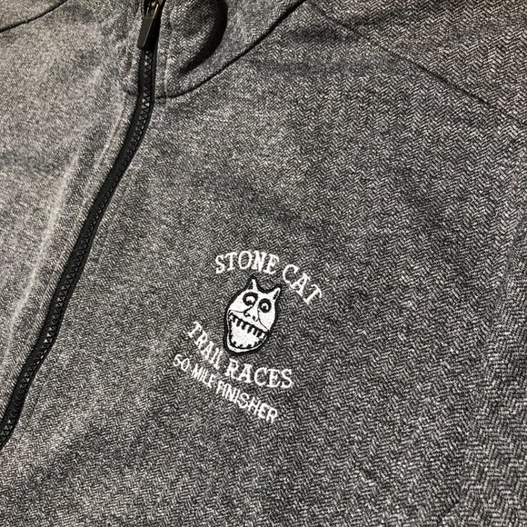 Devon & Jones Men's Size M Gray Full Zip Front Jacket - Picture 3 of 5